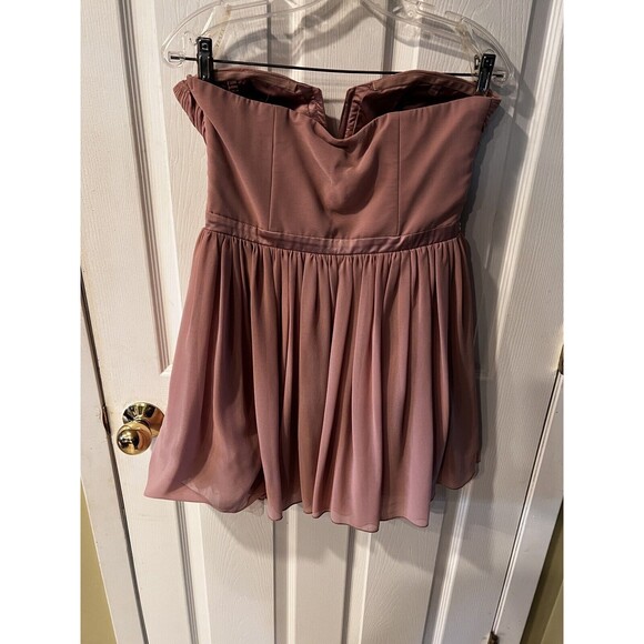 Pixie Lott Lipsy London Dress Sz 8 Rose Embellished Prom Bow Front Bling New - Picture 6 of 14